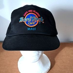 Hard Rock Cafe Maui Save The Planet adjustable unisex hat.